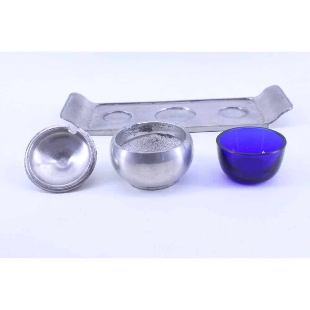 Rare Just Anderson Danish Pewter Table Setting - a‎ Set of 4 Pieces